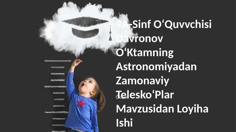 Davronov OʻKtamning Astronomiyadan Zamonaviy TeleskoʻPlar Mavzusidan Loyiha Ishi 1