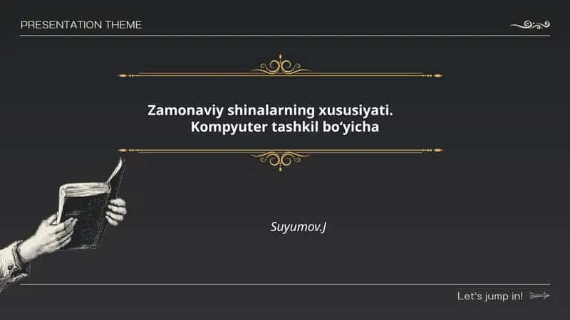 Zamonaviy shinalarning xususiyati 1