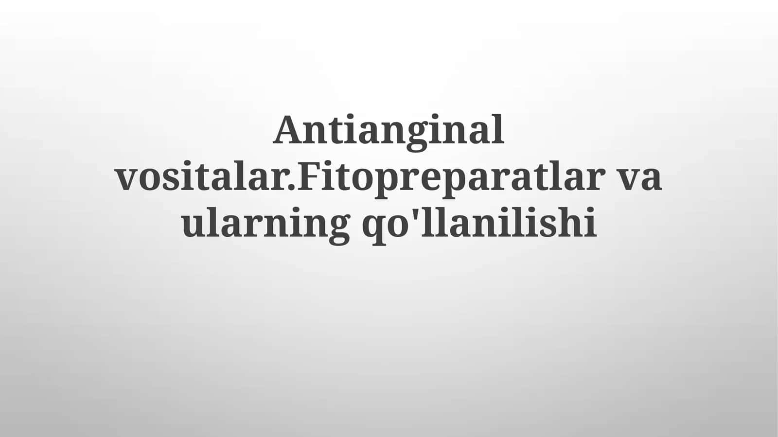 Kaltsiy kanal blokerlari: mexanizmi va qo'llanilishi 1