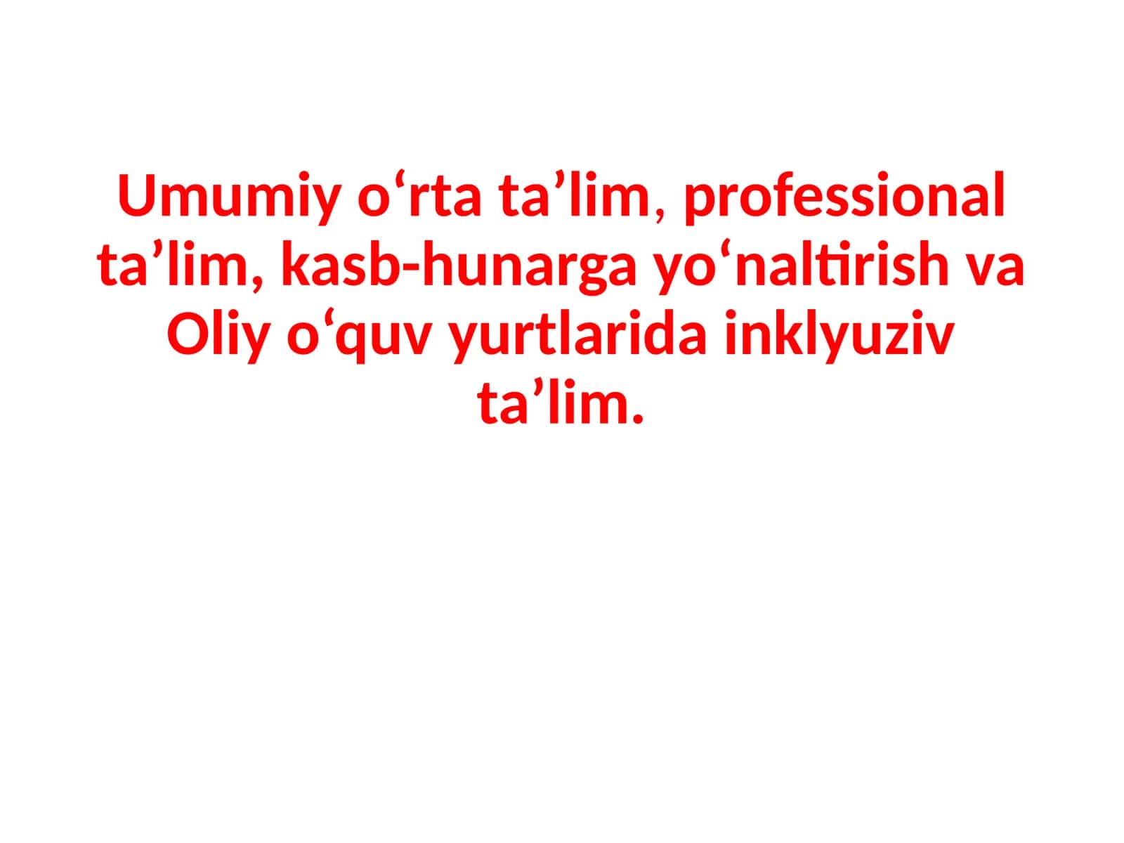 Inklyuziv ta’lim tizimi 1