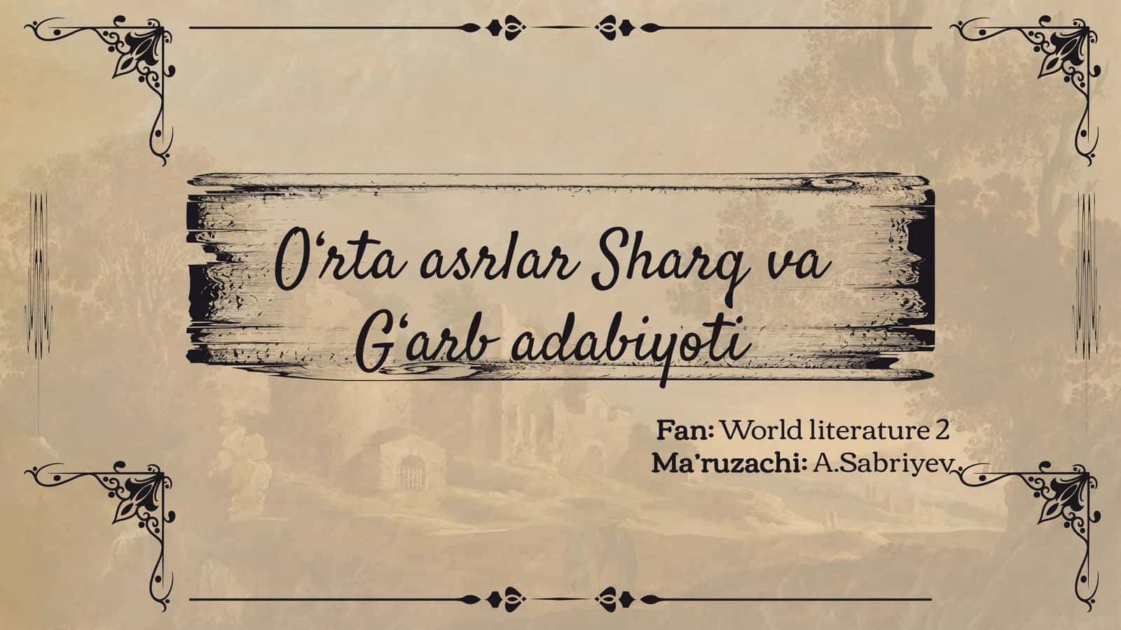 Fan:World literature 2 1