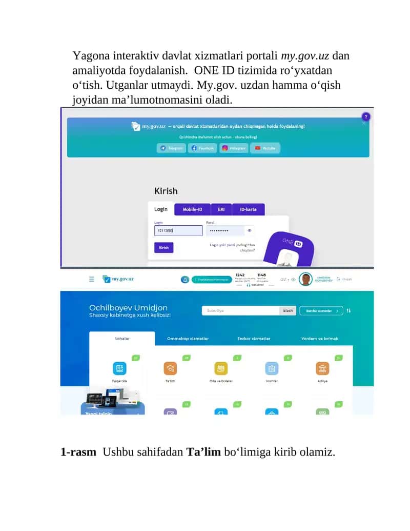 Elektron hukumat tizimini rivojlantirish sohasining huquqiy ta’minoti 1