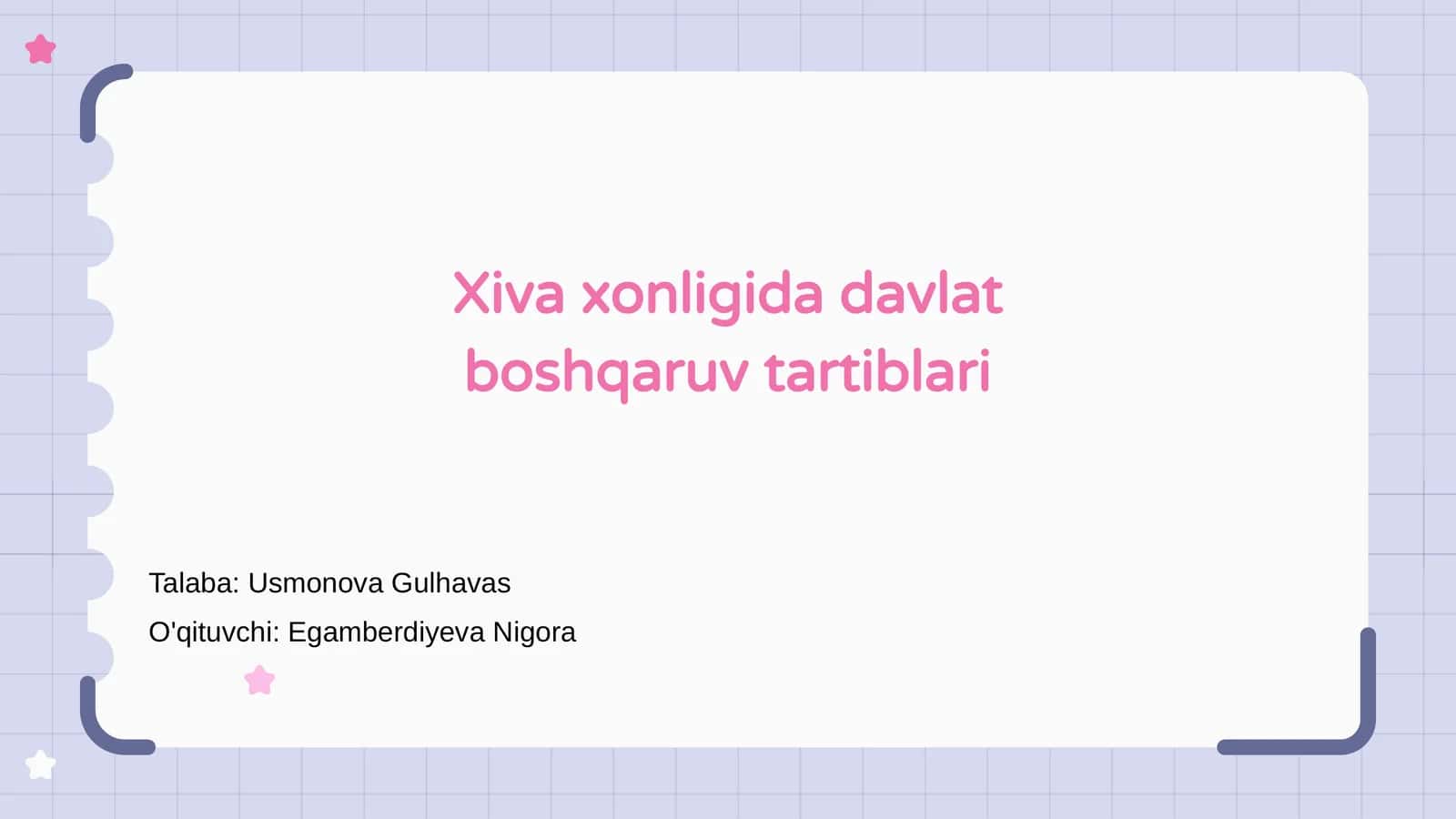 Xiva xonligida davlat boshqaruv tartiblari 1