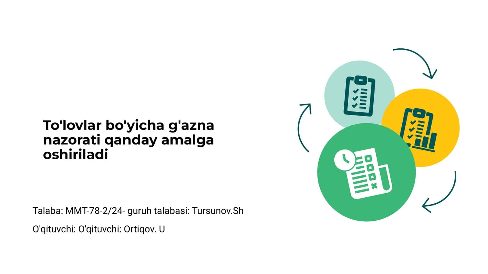 To'lovlar bo'yicha g'azna nazorati 1