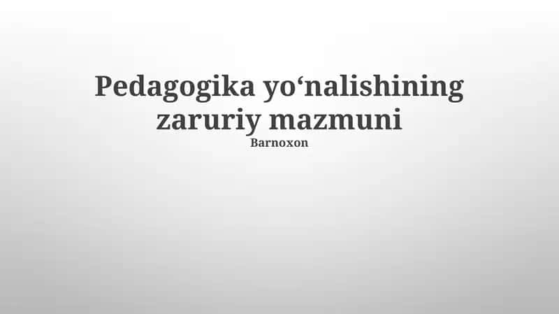 Inklyuziv ta'lim pedagogikasi 1