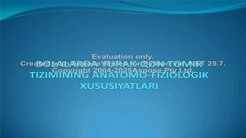 BOLALARDA YURAK-QON TOMIR TIZIMINING ANATOMO-FIZIOLOGIK XUSUSIYATLARI 1