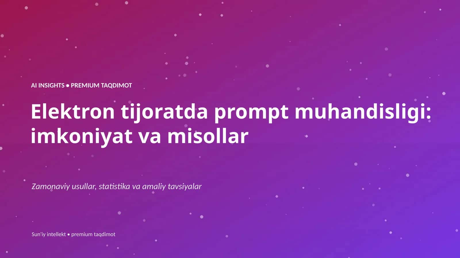 Elektron tijoratda prompt muhandisligi 1
