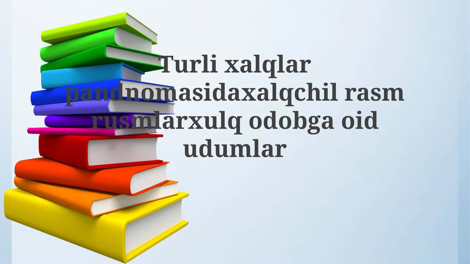 Xalq rasmlarida axloqiy me'yorlar 1
