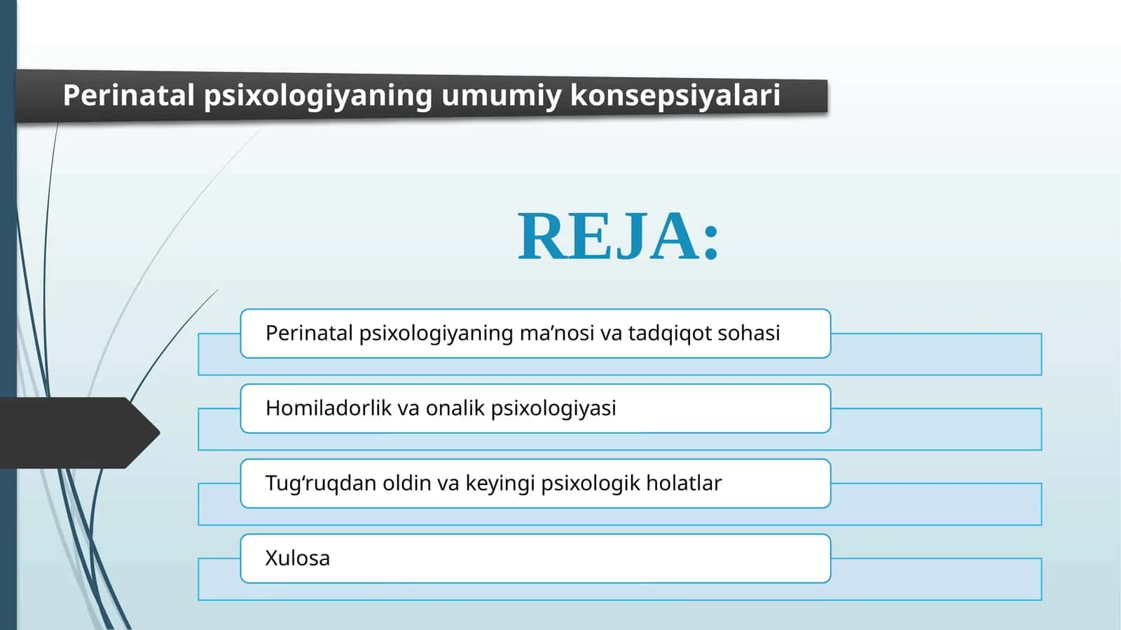 Perinatal psixologiyaning umumiy konsepsiyalari 1