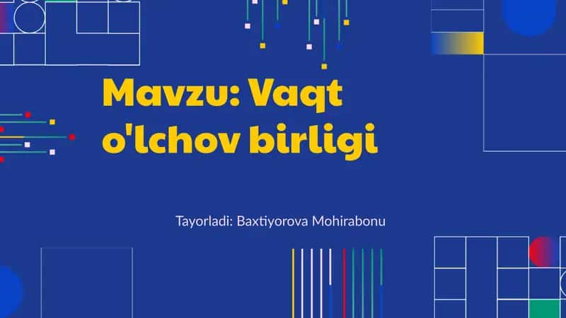 Vaqto'lchovbirligi 1