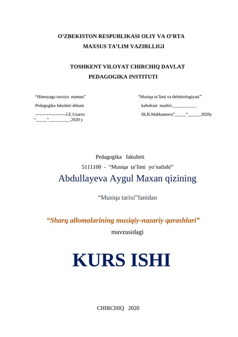 Sharq allomalarining musiqiy-nazariy qarashlari 1