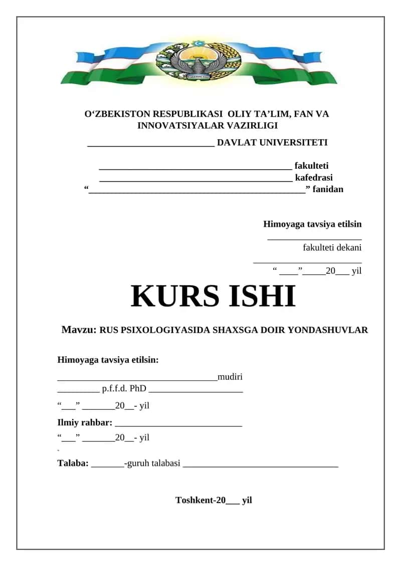 RUS PSIXOLOGIYASIDA SHAXSGA DOIR YONDASHUVLAR 1