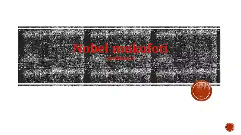 Nobel mukofoti