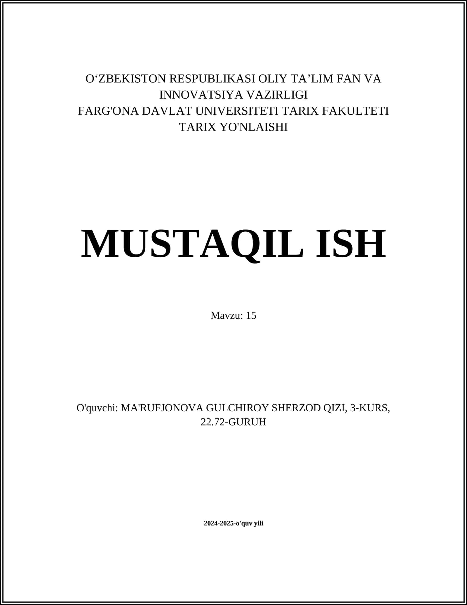 Iqtisodiyot 1