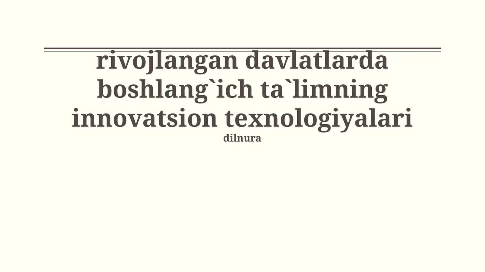 Sun'iy intellekt va ta'lim 1