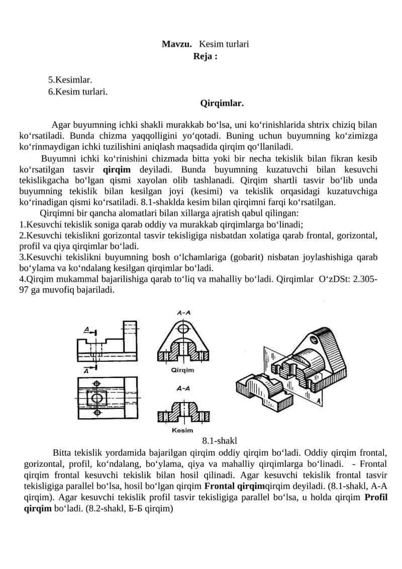 Kesim turlari 1