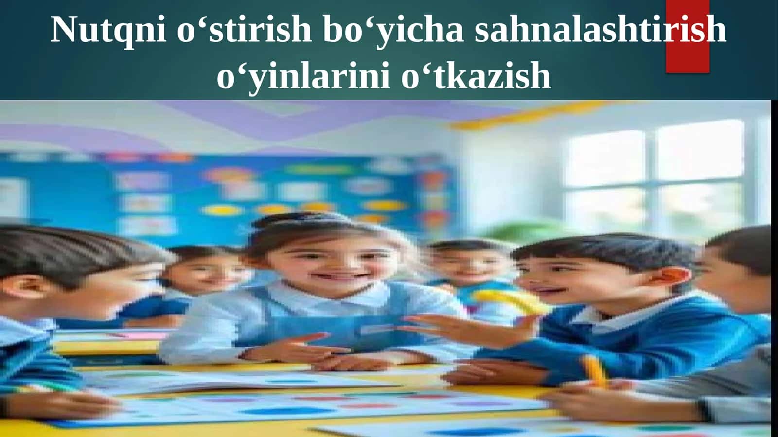 Sahnalashtirish o‘yinlari 1