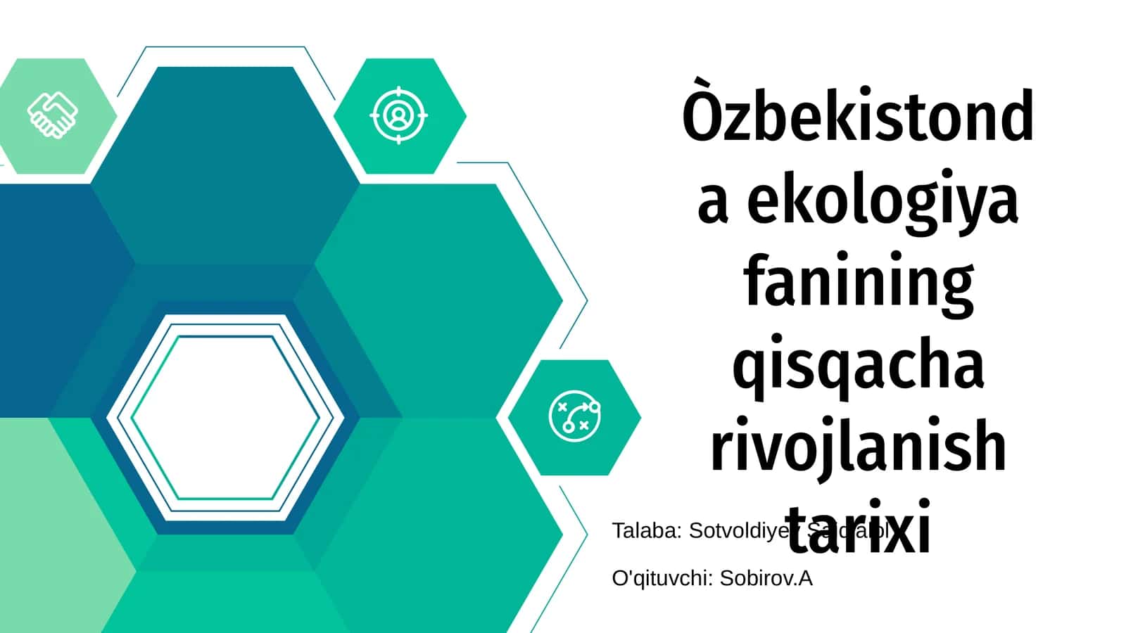 O'zbekistonda ekologiya fanining qisqacha rivojlanish tarixi 1