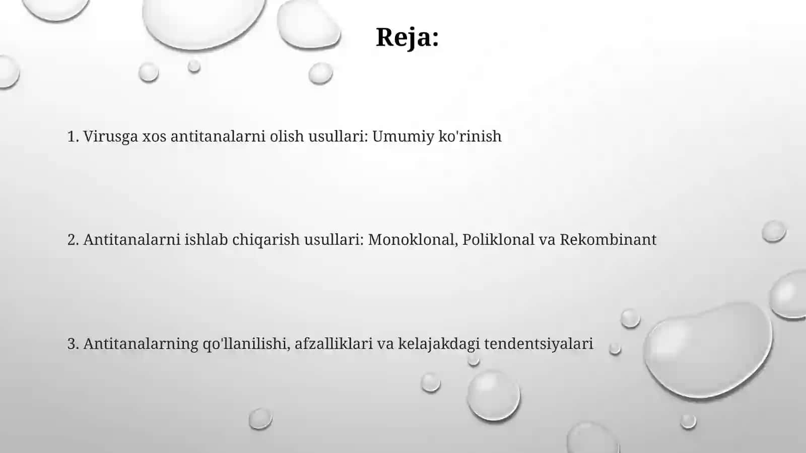 Viruslarga spetsifik antitanalar olish usullari 2
