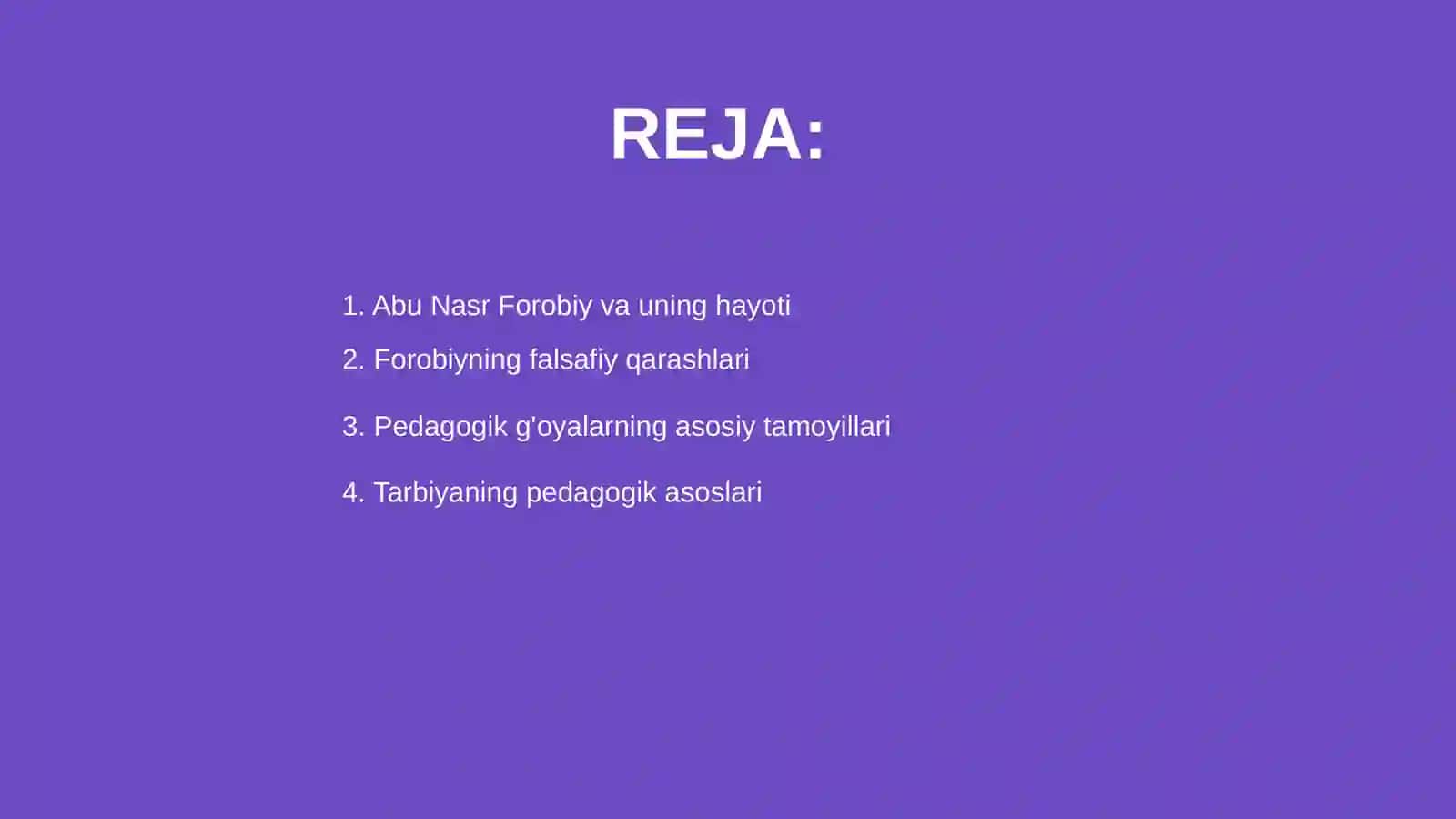Abu Nasr Forobiyning pedogogik g'oyalari 2
