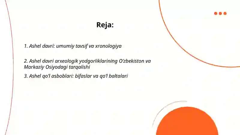 Ashel davri arxeologik yodgorliklari 2