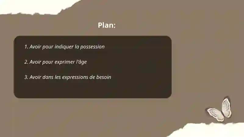 Lʼemploi du verbe ʼʼavoirʼʼ eb françain 2