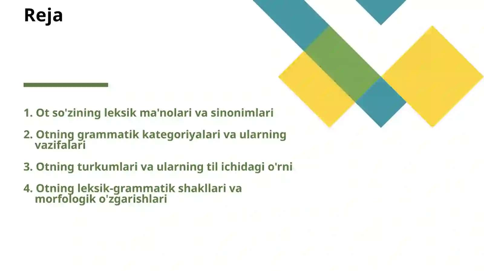 OTNING LEKSIK-GRAMMATIK XUSUSIYATLARI 2