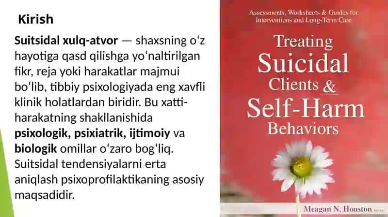 Suitsidal xulq-atvor 2
