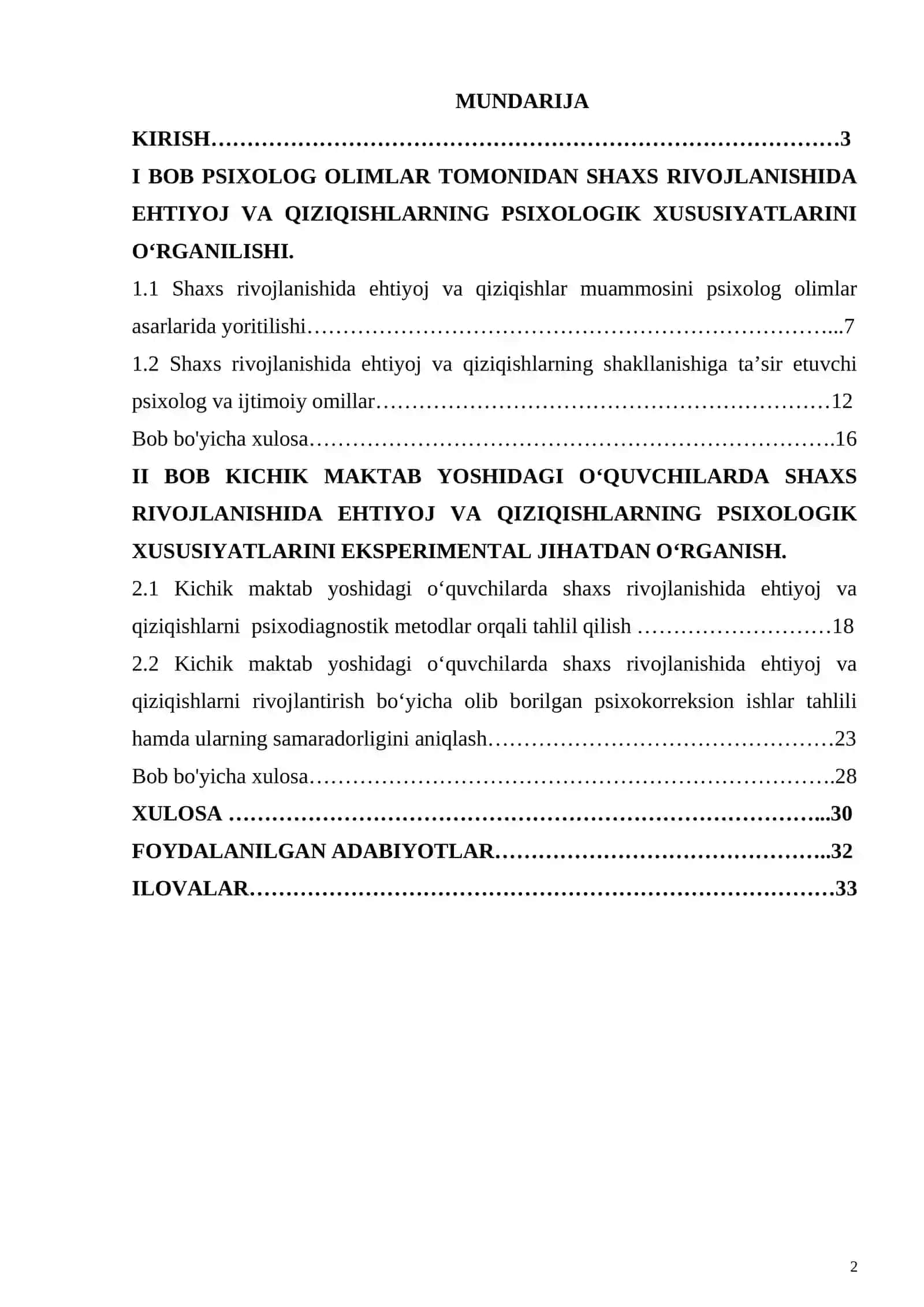 Shaxs rivojlanishida ehtiyoj va qiziqishlarning roli 2