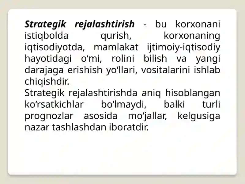 Strategik Marketing 2