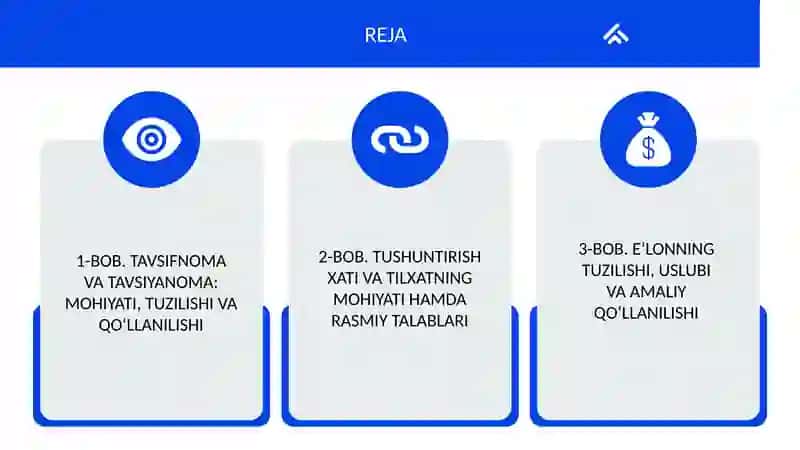 Tavsifnoma va Tavsiyanoma 2