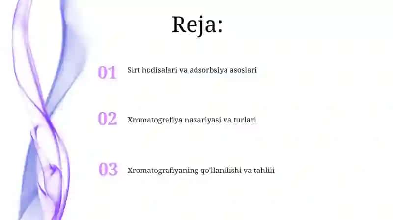 Sirt hodisalari va adsorbsiya asoslari 2