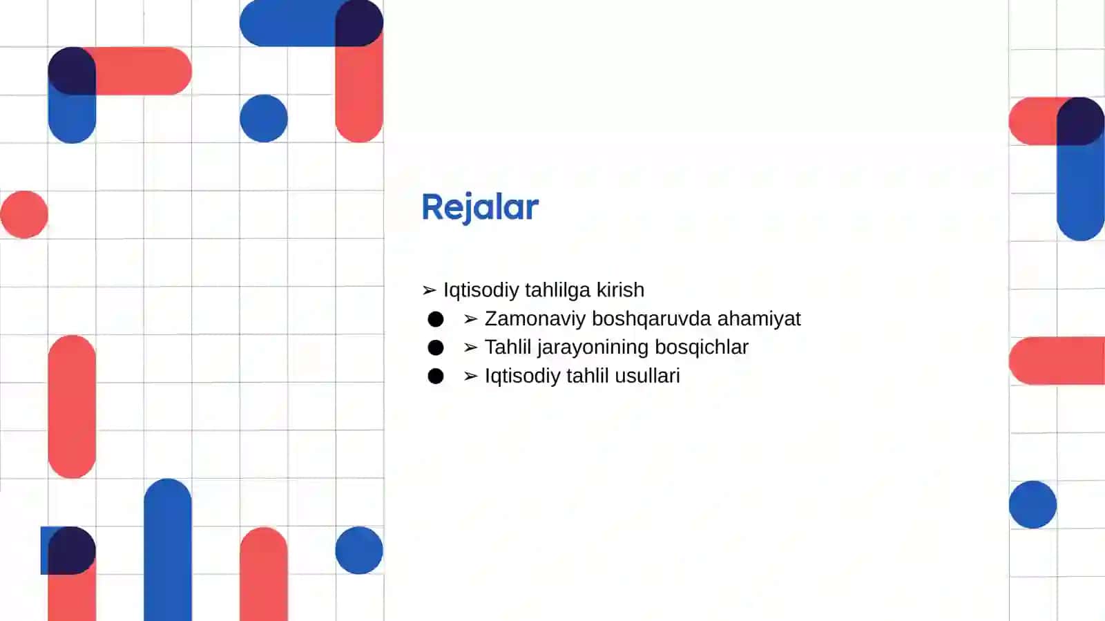 IQTISODIY TAHLILNING ZAMONAVIY BOSHQARUVDAGI ROLI, O'RNI VA 2