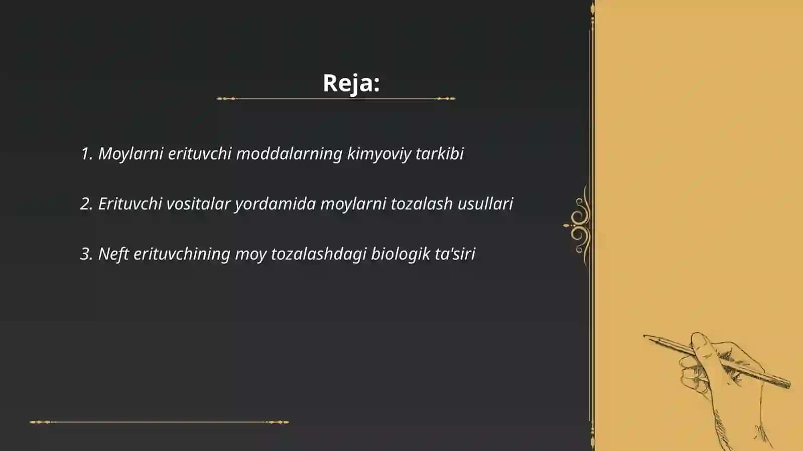 Moylarni neft erituvchilar bilan tozalash 2