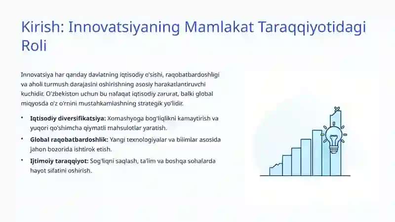 Respublikamizdagi Innovatsion Taraqqiyotning O'ziga Xos Yo’llari 2