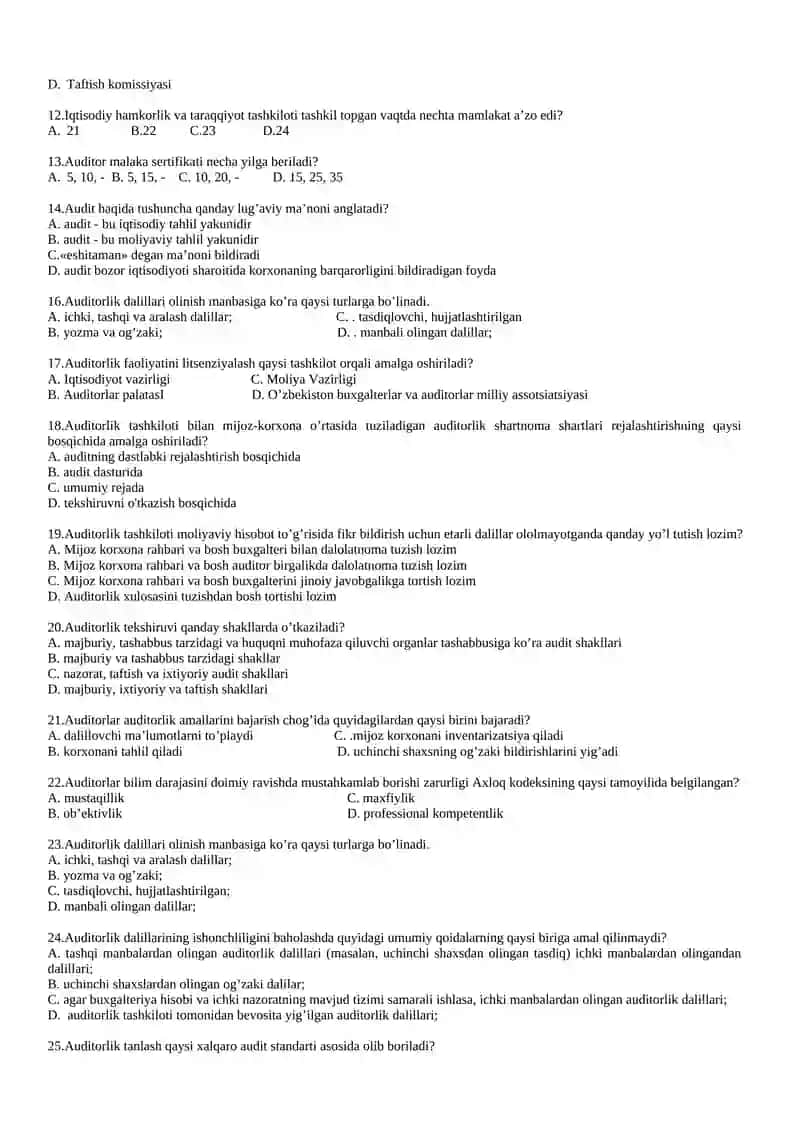 Auditorlik tekshiruvi 2