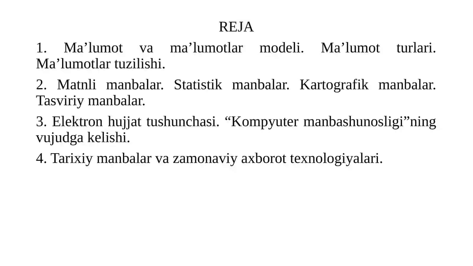 ELEKTRON MANBALARNING TARIXIY TADQIQOTLARDAGI AHAMIYATI 2
