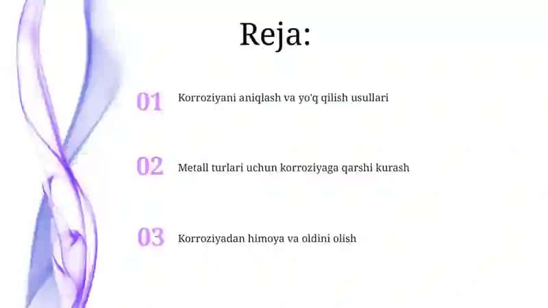Korroziyani yo'qotish 2