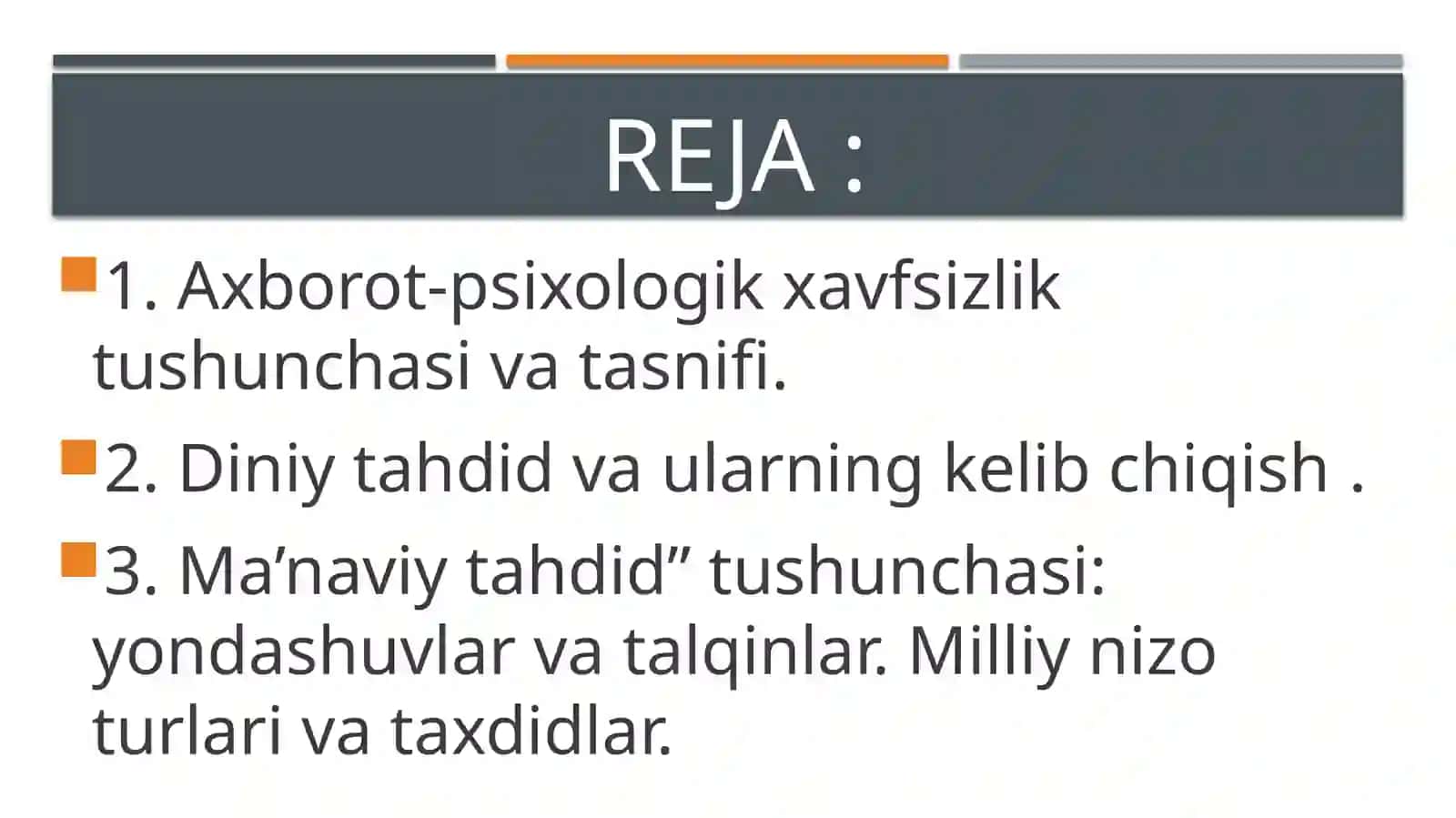 Axborot-psixologik xavfni yuzaga keltiruvchi ichki vatashqi mamalar 2