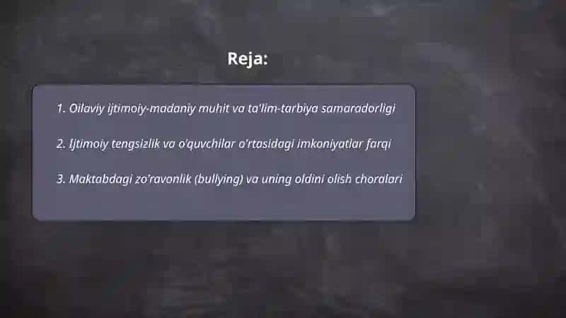 Ta'lim tarbiya jarayonidagi ijtimoiy pedagogik dolzarb muammolar 2
