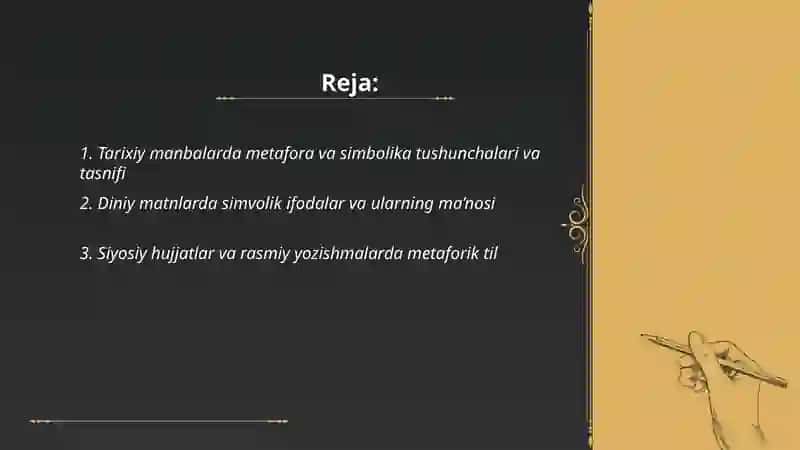 Tarixiy manbalarda metaforik va simvolik ifodalar 2