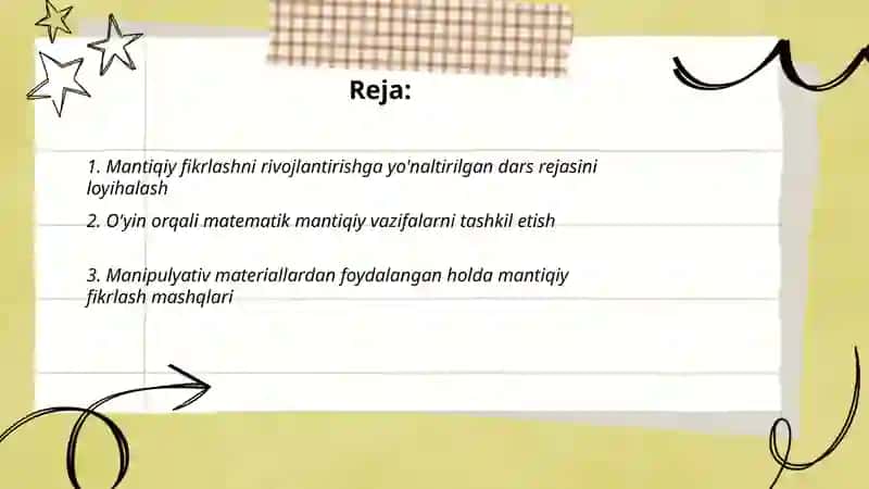 Mantiqiy fikrlash 2