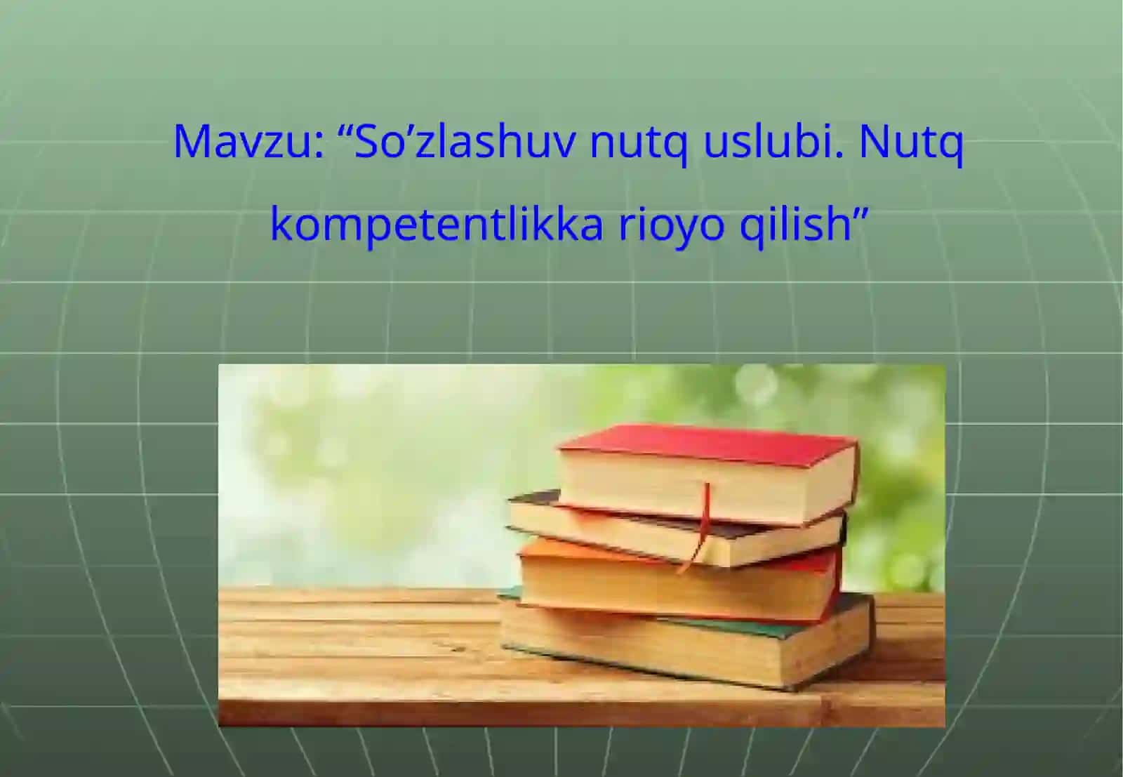 O'zbek tili va nutq san'ati 2