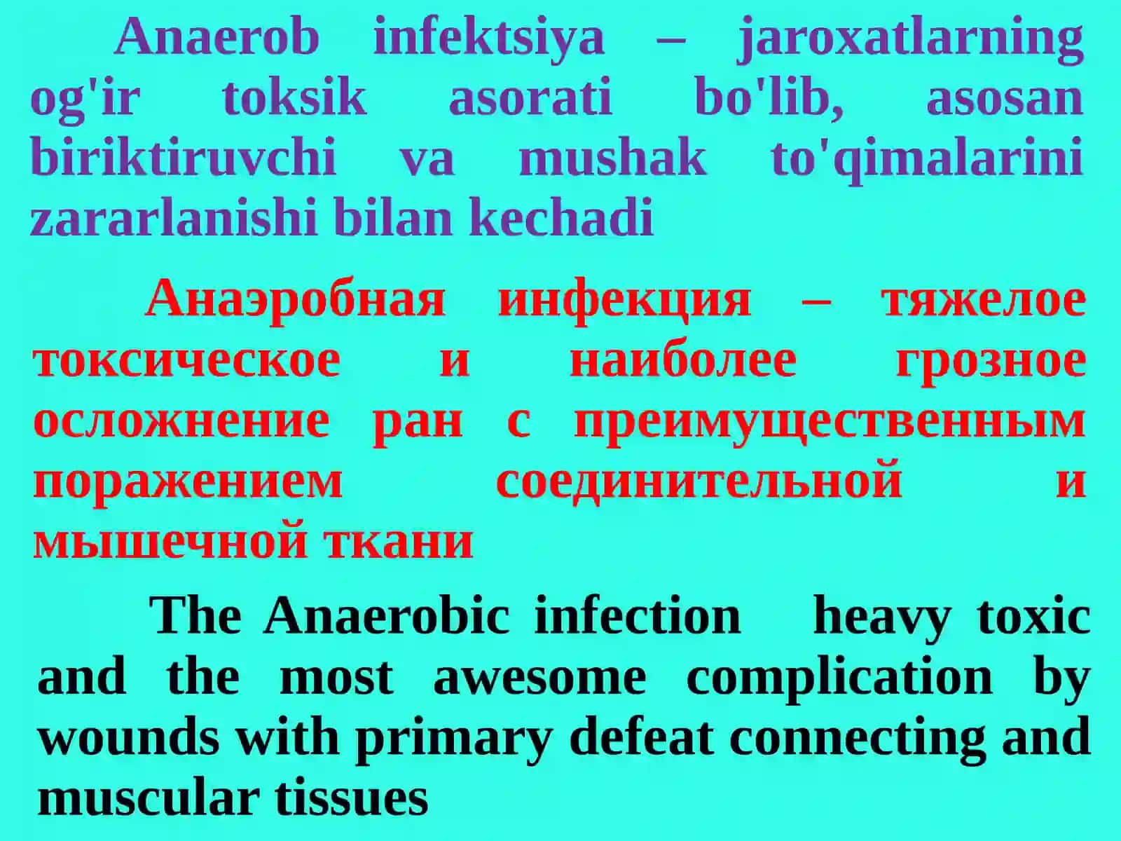 Anaerob infektsiya, suyak va bo'g'imlarning sil kasalligi 2