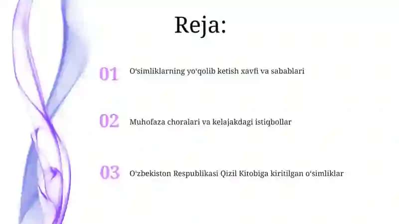 Oʻzbekiston Respublikasi Qizil Kitobiga kiritilgan òsimliklar 2