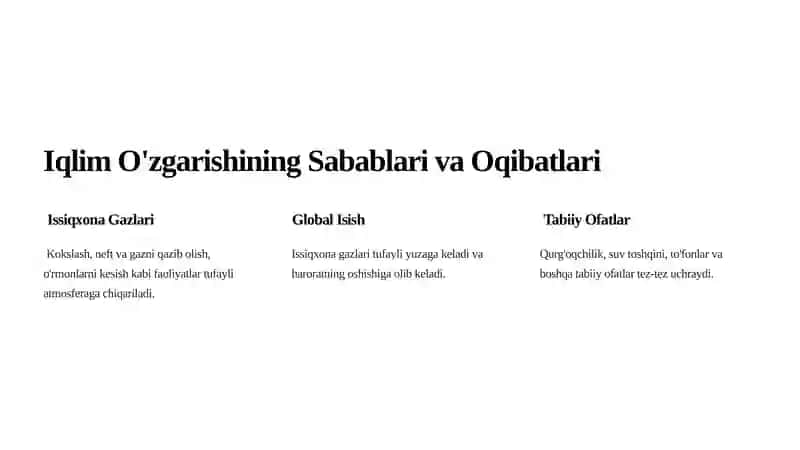 Iqlim O'zgarishi: Hosildorlik va Oziq-ovqat Xavfsizligiga Tahdid 2