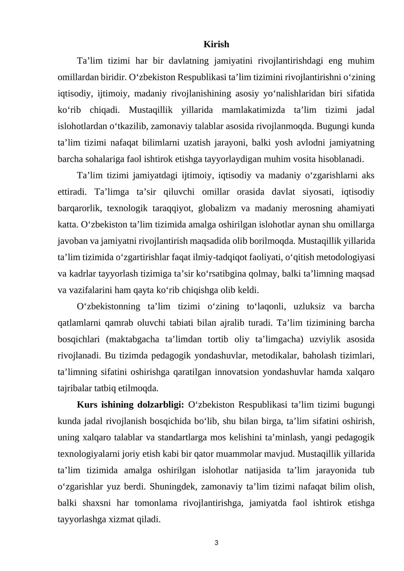 O'ZBEKISTON RESPUBLIKASIDA TA'LIM TIZIMINI RIVOJLANTIRISHNING KONTSEPTUAL ASOSLARI 2