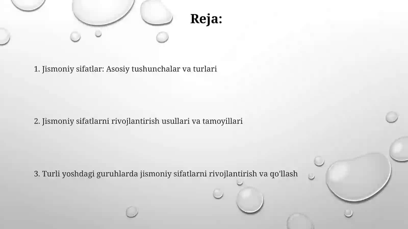 Jismoniy sifatlarni rivojlantirish va tarbiyalash 2