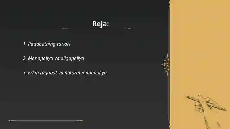 Raqobat va monopoliya 2