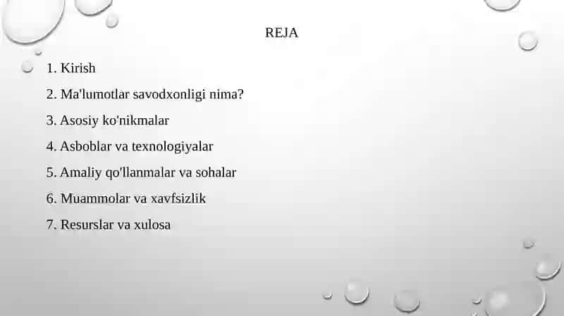Ma'lumotlar savodxonligi (DATA LITERACY) 2